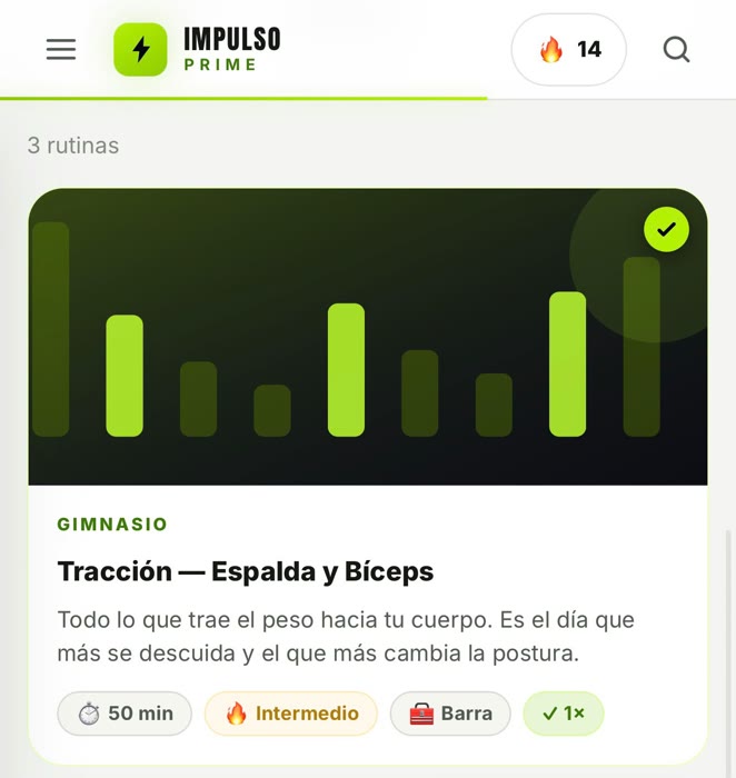 Rutinas de gimnasio